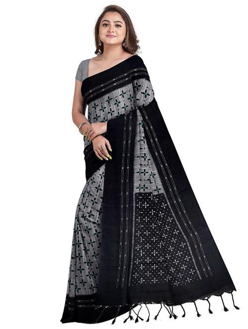 women self design handloom saree with blouse - 22081734 - Very Small Image - 1