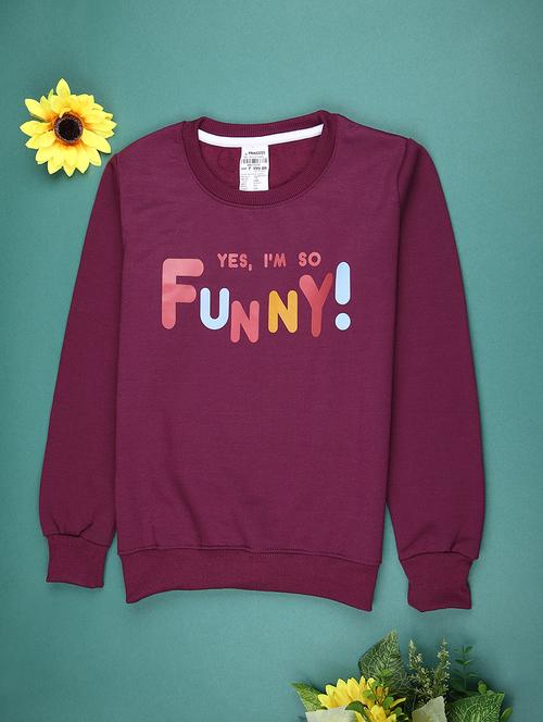 girls round neck long sleeve sweatshirt - 22082750 - Very Small Image - 1