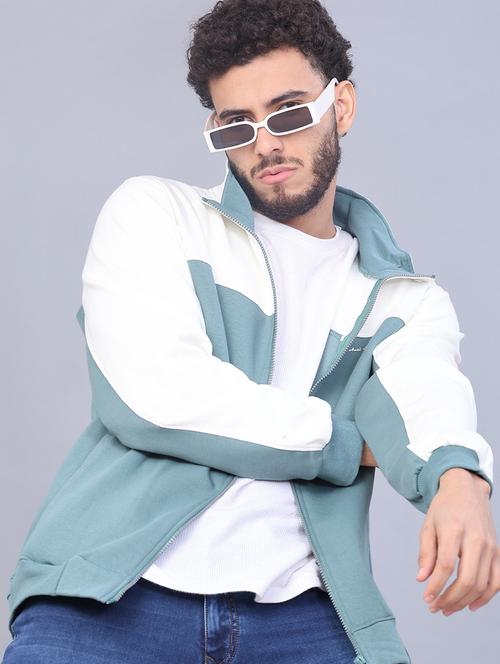 men color blocked long sleeve sweatshirt - 22082761 - Very Small Image - 1