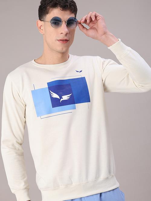 men printed long sleeve sweatshirt - 22083722 - Very Small Image - 1