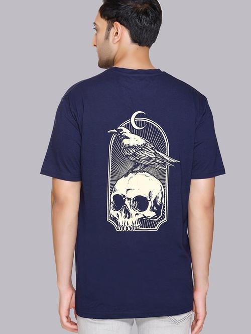 men back print round neck regular fit t-shirt - 22084733 - Very Small Image - 1