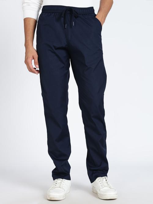 men solid mid rise chinos casual trouser - 22084853 - Very Small Image - 1