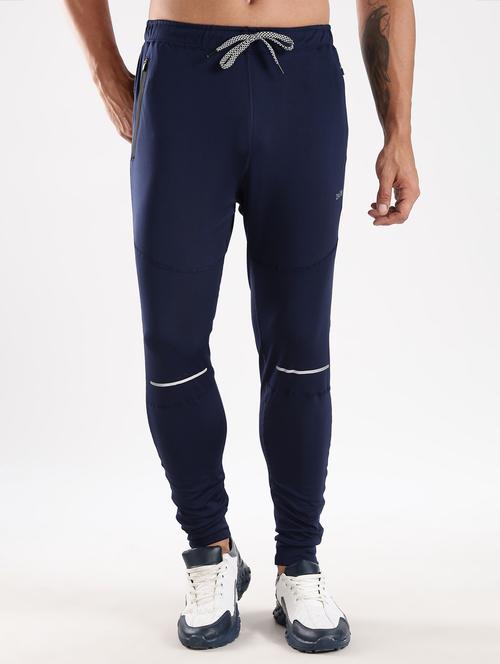 men solid mid rise full length track pant - 22085071 - Very Small Image - 1