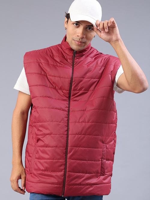 men solid sleeveless lightweight puffer jacket - 22085288 - Very Small Image - 1