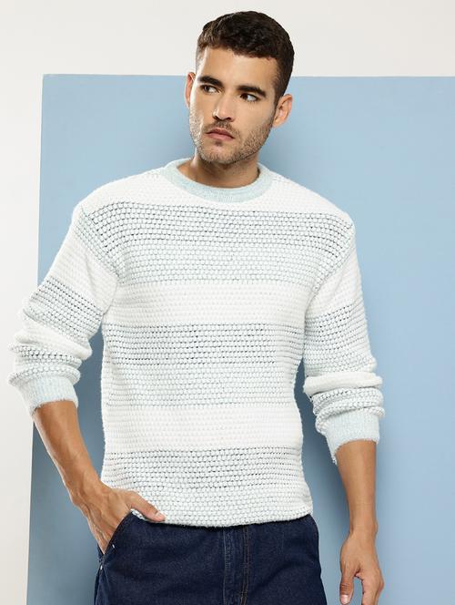 men self design long sleeve regular fit pullover  - 22086597 - Very Small Image - 1