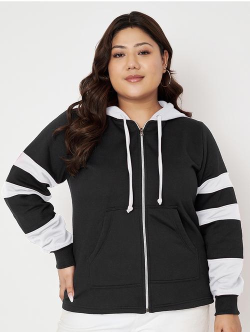 women plus size long sleeve hooded sweatshirt - 22086889 - Very Small Image - 1