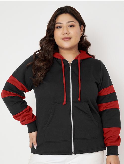 women plus size long sleeve hooded sweatshirt - 22086890 - Very Small Image - 1