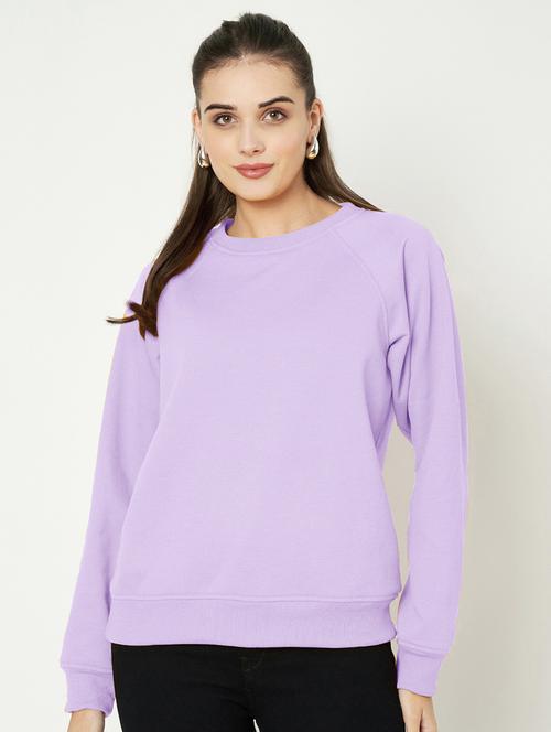 women solid long sleeve sweatshirt - 22086893 - Very Small Image - 1