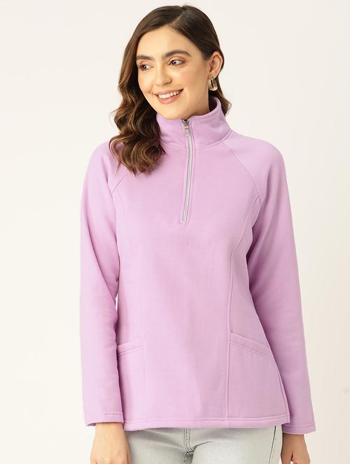 women solid long sleeve sweatshirt - 22086908 - Very Small Image - 1