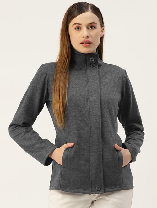 women solid long sleeve sweatshirt - 22086917 - Very Small Image - 1