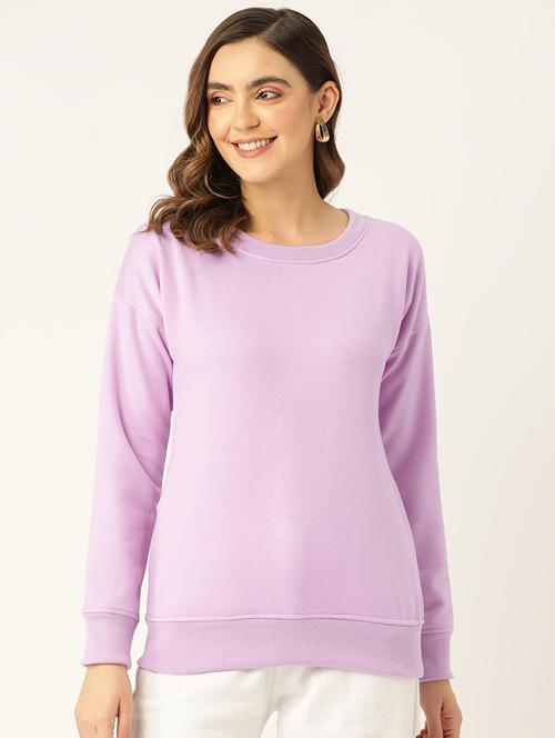 women solid long sleeve sweatshirt - 22086929 - Very Small Image - 1