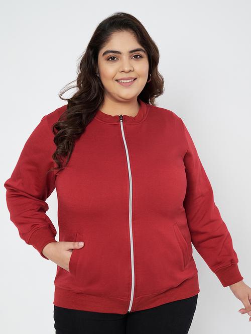 women plus size solid long sleeve jacket - 22087055 - Very Small Image - 1