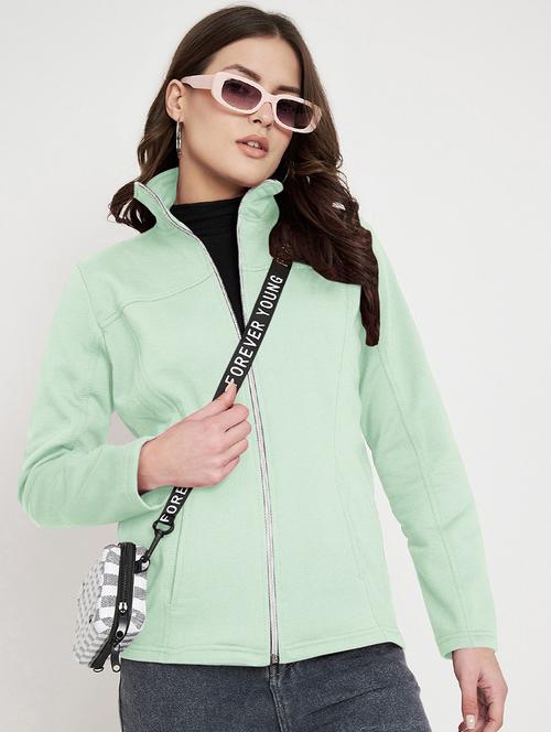 women solid long sleeve jacket - 22087059 - Very Small Image - 1