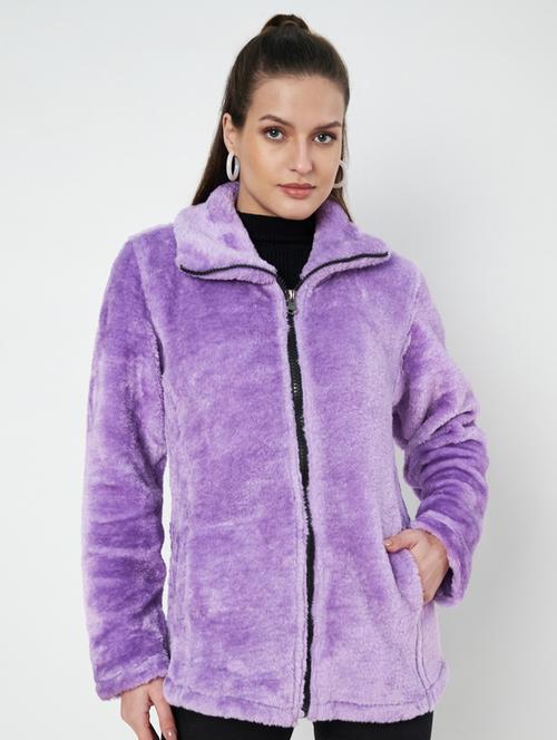 women solid long sleeve jacket - 22087105 - Very Small Image - 1