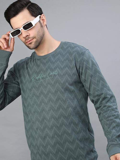 men printed long sleeve regular fit sweatshirt - 22087578 - Very Small Image - 1