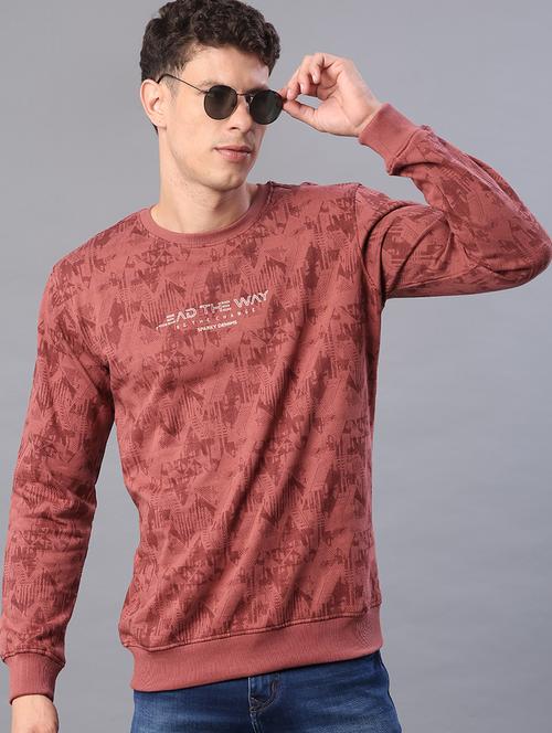 men printed long sleeve regular fit sweatshirt - 22087580 - Very Small Image - 1