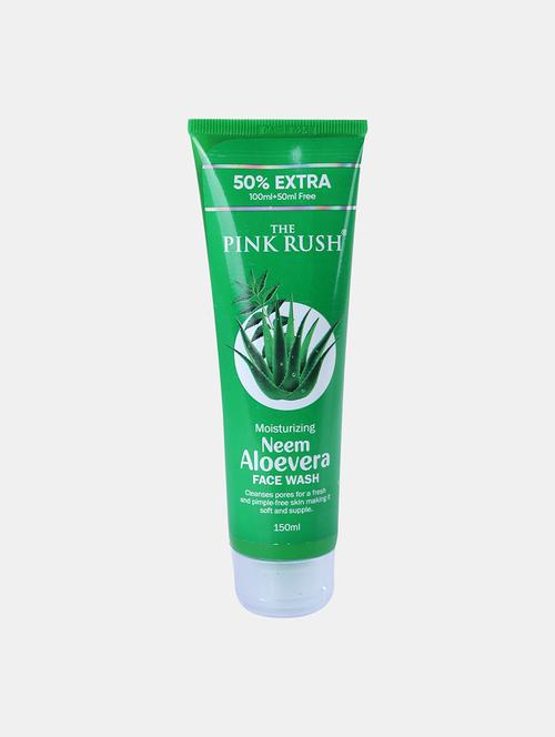 the pink rush-neem & aloe vera face wash-100 ml - 22091986 - Very Small Image - 1