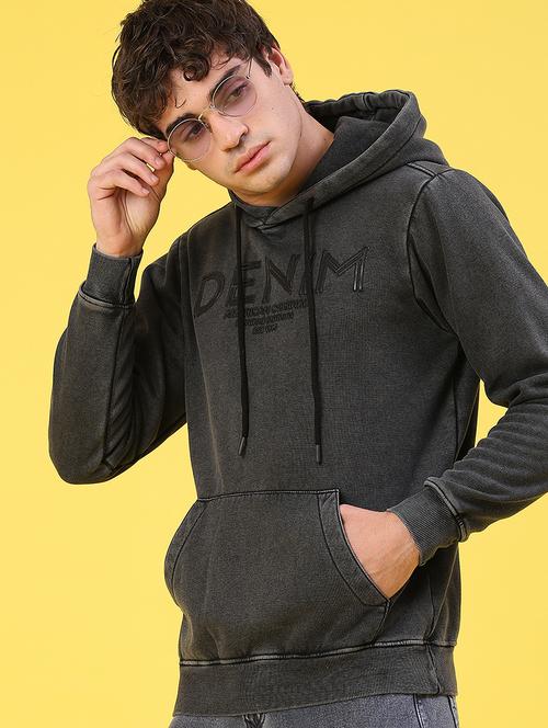 men chest print long sleeve regular fit sweatshirt - 22092747 - Very Small Image - 1