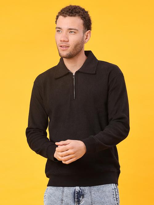 men self design long sleeve regular fit sweatshirt - 22092796 - Very Small Image - 1