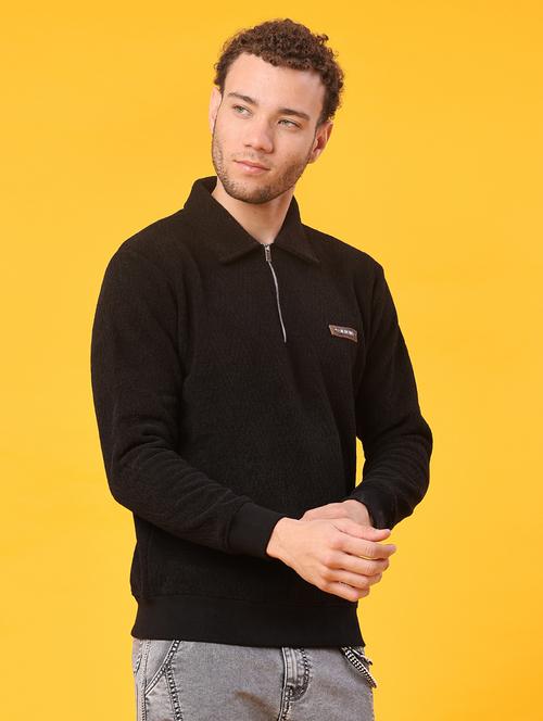 men self design long sleeve regular fit sweatshirt - 22092805 - Very Small Image - 1