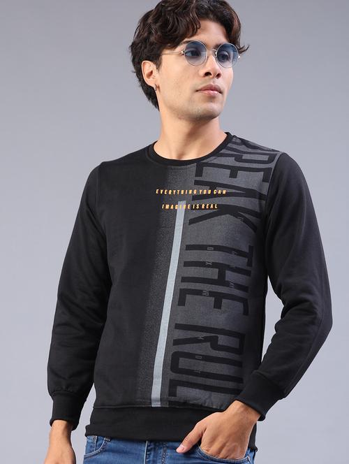 men printed long sleeve sweatshirt - 22092878 - Very Small Image - 1