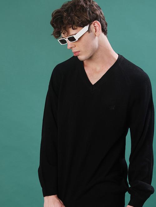 men solid long sleeve regular fit pullover - 22092920 - Very Small Image - 1