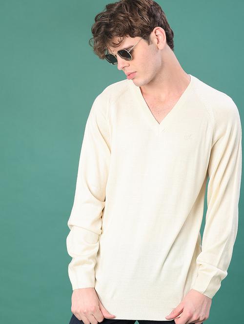 men solid long sleeve regular fit pullover - 22092924 - Very Small Image - 1