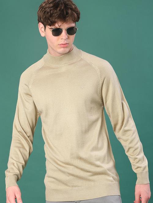 men solid long sleeve regular fit pullover - 22092974 - Very Small Image - 1