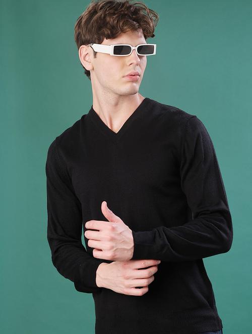 men solid long sleeve regular fit pullover - 22092976 - Very Small Image - 1
