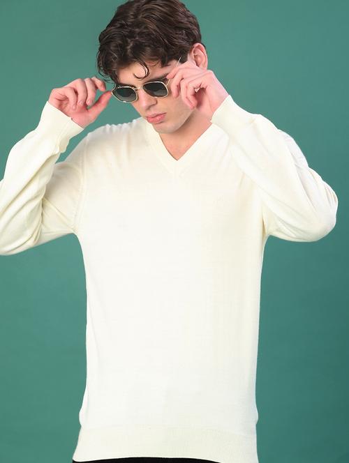 men solid long sleeve regular fit pullover - 22092982 - Very Small Image - 1