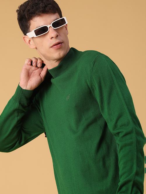 men solid long sleeve regualr fit pullover - 22093075 - Very Small Image - 1