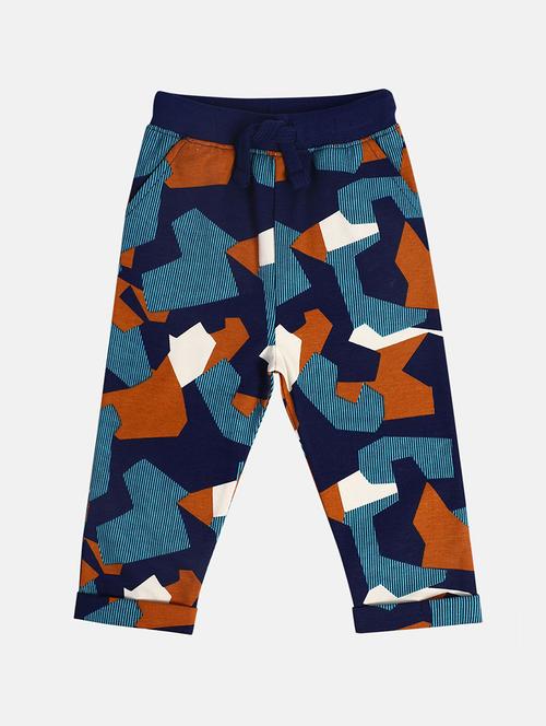 boys printed mid rise loungewear pyjama - 22093411 - Very Small Image - 1