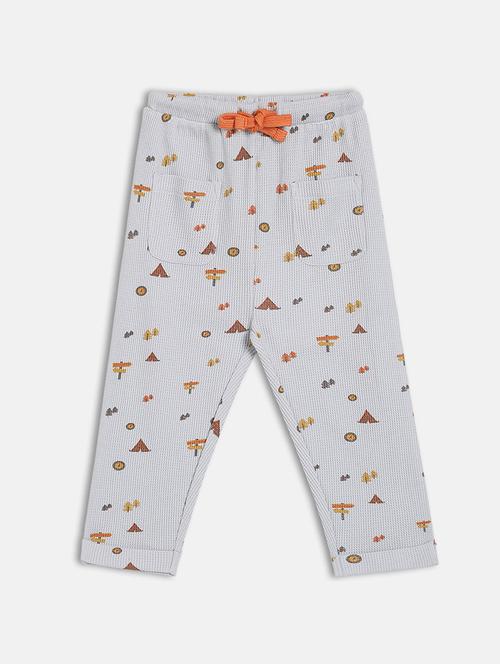 boys printed mid rise loungewear pyjama - 22093425 - Very Small Image - 1