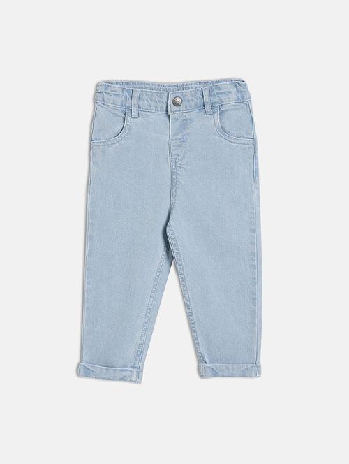 boys solid mid rise slim fit jean - 22093426 - Very Small Image - 1