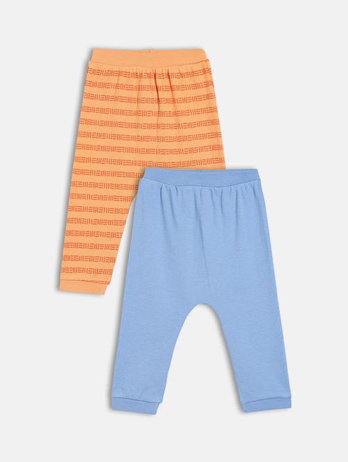 boys pack of 2 mid rise jogger - 22093446 - Very Small Image - 1