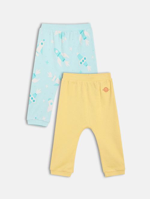 boys pack of 2 mid rise jogger - 22093447 - Very Small Image - 1