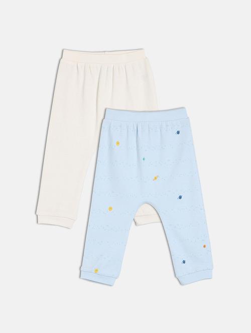 boys pack of 2 mid rise jogger - 22093448 - Very Small Image - 1