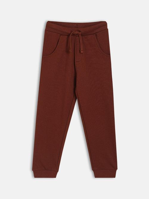 boys solid mid rise jogger - 22093479 - Very Small Image - 1