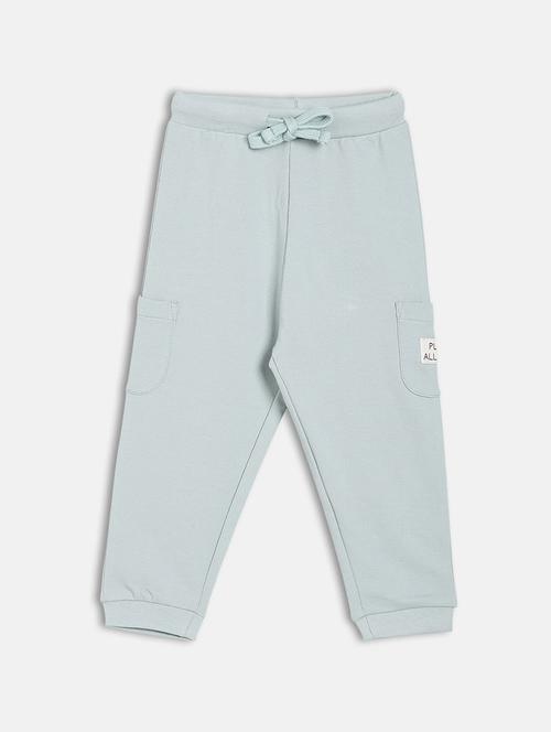 boys solid mid rise cargo jogger - 22093485 - Very Small Image - 1