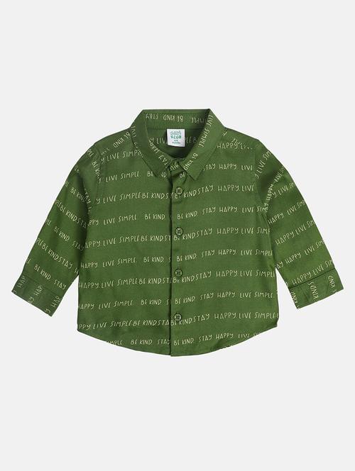 boys printed long sleeve collared shirt - 22093491 - Very Small Image - 1