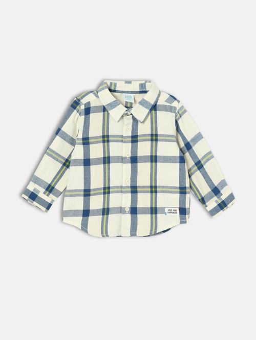 boys checkered long sleeve collared shirt - 22093493 - Very Small Image - 1