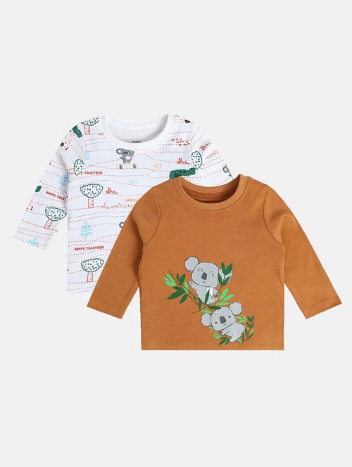 boys pack of 2 printed short sleeve t-shirt - 22093514 - Very Small Image - 1