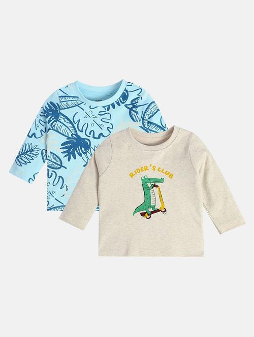 boys pack of 2 printed short sleeve t-shirt - 22093515 - Very Small Image - 1