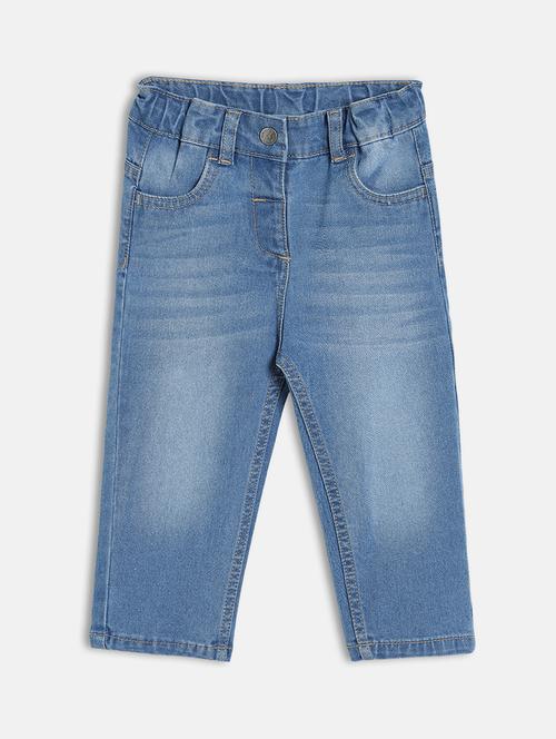 girls solid mid rise straight jean - 22093724 - Very Small Image - 1