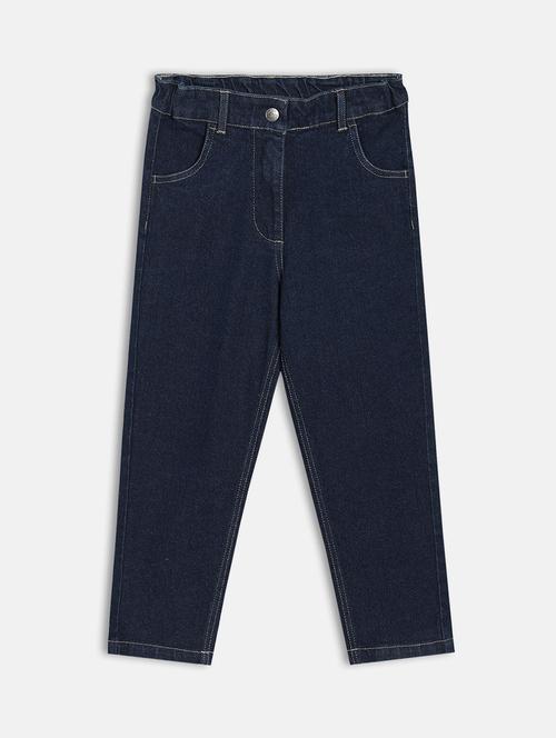 girls solid mid rise slim fit jeans - 22093726 - Very Small Image - 1