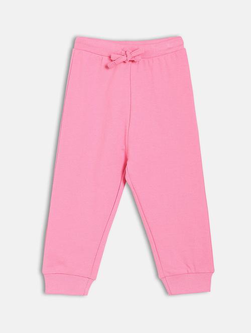 girls solid mid rise jogger - 22093730 - Very Small Image - 1