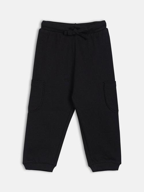 girls solid mid rise jogger - 22093733 - Very Small Image - 1