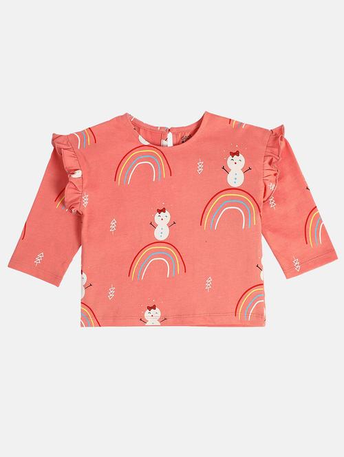 girls printed long sleeve tee - 22093806 - Very Small Image - 1