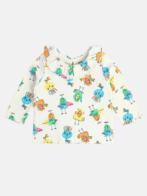 girls printed long sleeve tee - 22093808 - Very Small Image - 1