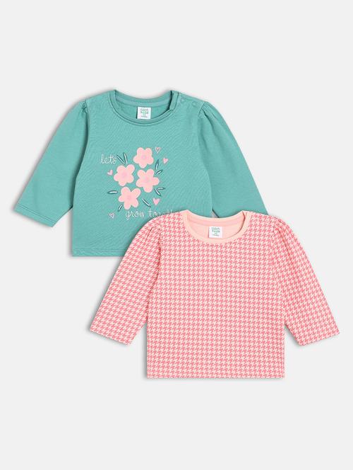 kids pack of 2 printed long sleeve t-shirt - 22093851 - Very Small Image - 1